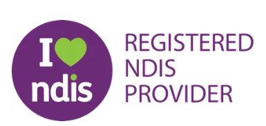 A purple circle with the word ndis written in it.