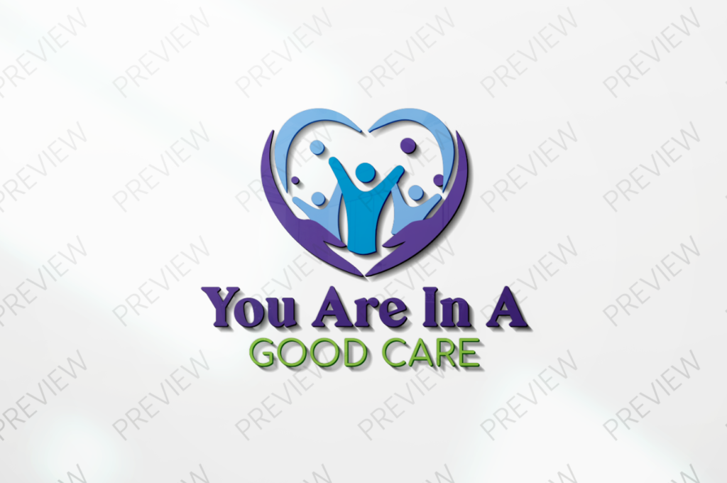 A logo that says you are in a good care